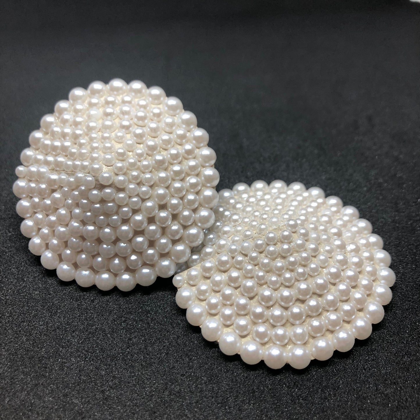 Ivory pearl beads burlesque nipple pasties