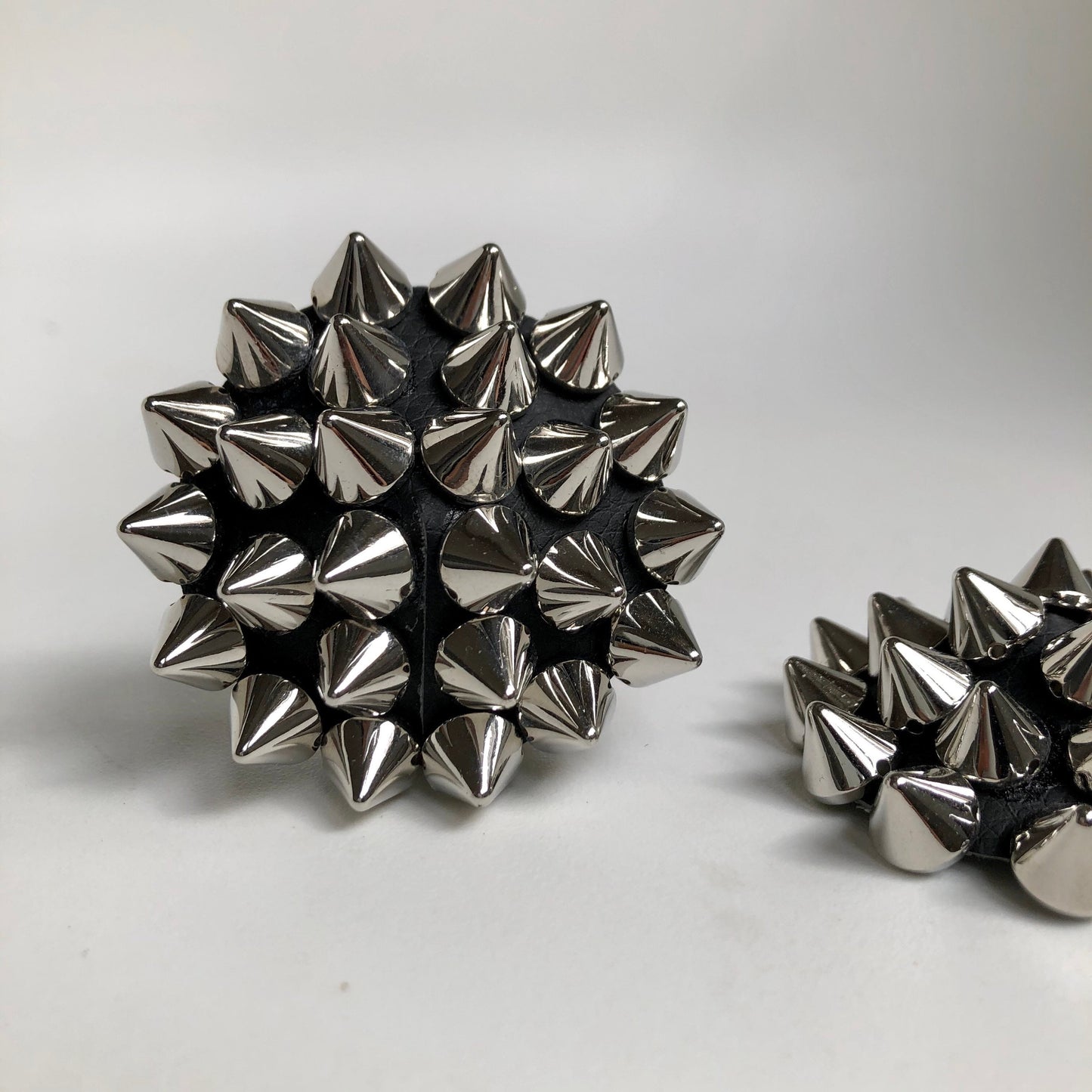 Silver spike studs burlesque pasties nipple covers