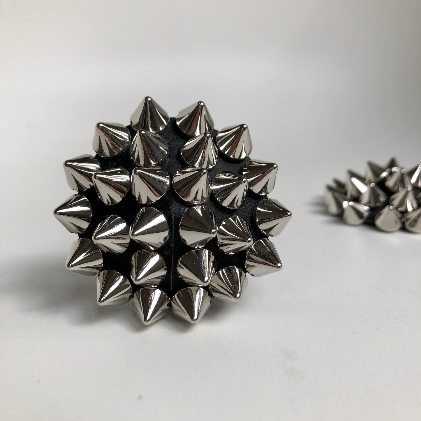 Silver spike studs burlesque pasties nipple covers