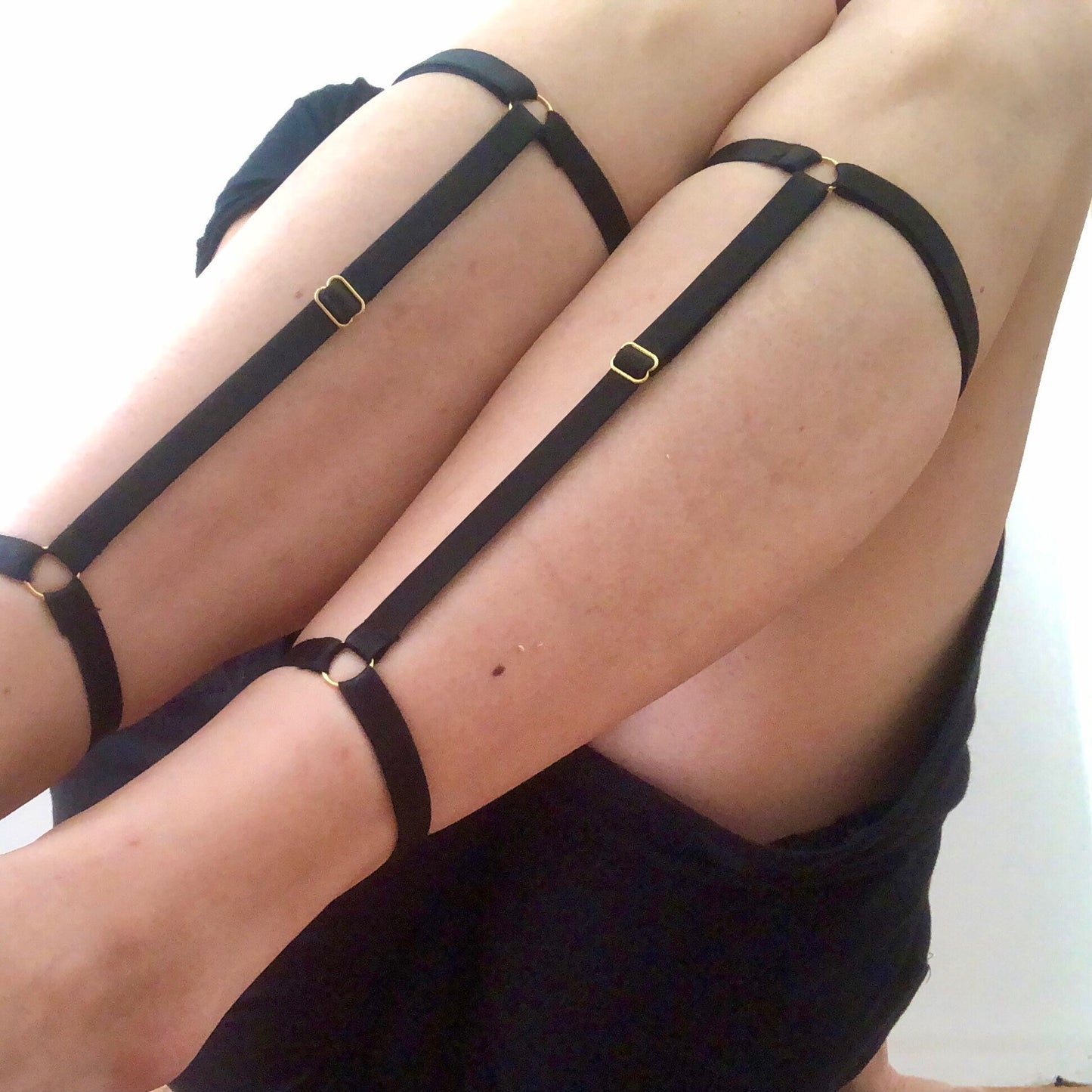 Adjustable elastic leg calf harness (2)