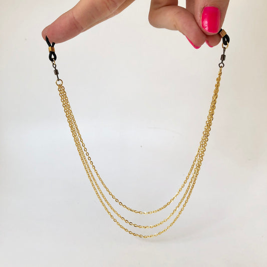 Gold chain non-pierced nipple jewellery