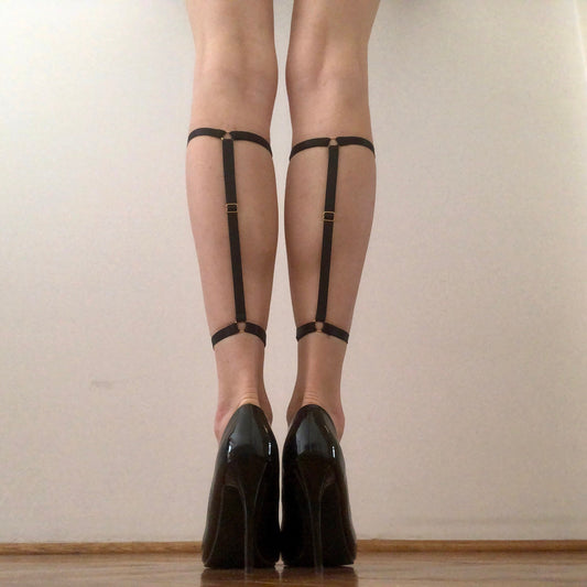 Adjustable elastic leg calf harness (2)