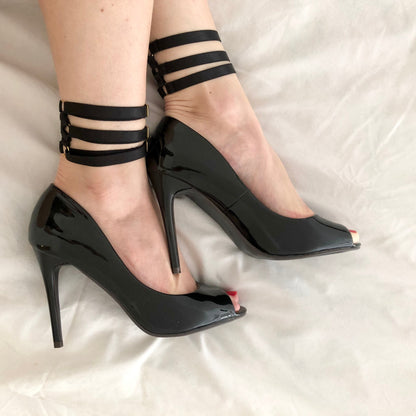 Elastic ankle cuff (3) | adjustable elastic leg harness